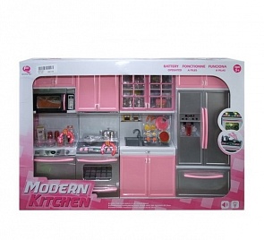 Кухня Модерн, звуковые и световые эффекты (Junfa Toys, 26211P)